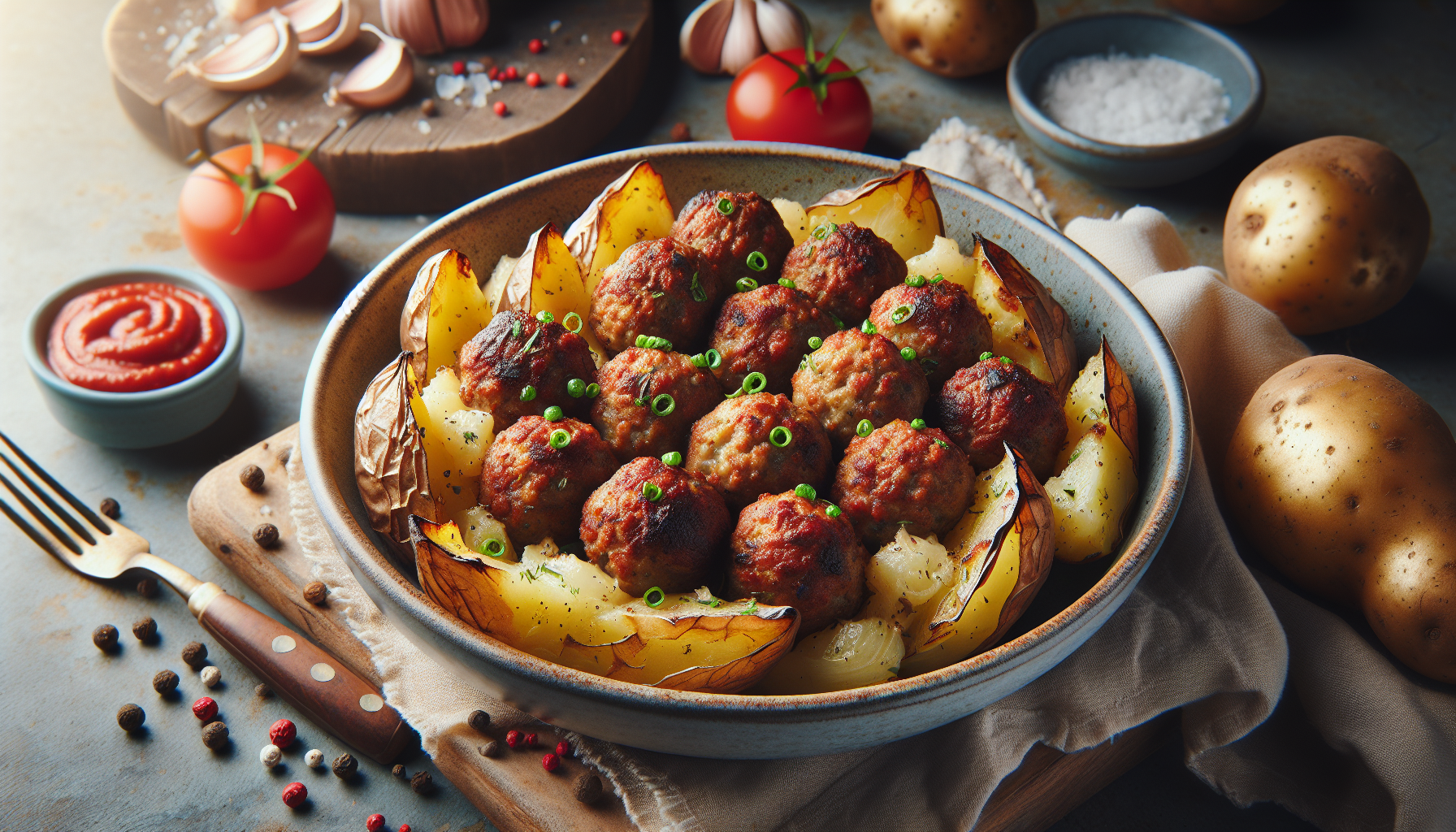 Polpette di patate al forno